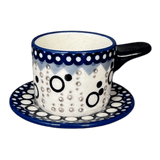Espresso Cup with Saucer, 2 oz in "Bubble Blast" by Manufaktura | F113U-IZ23