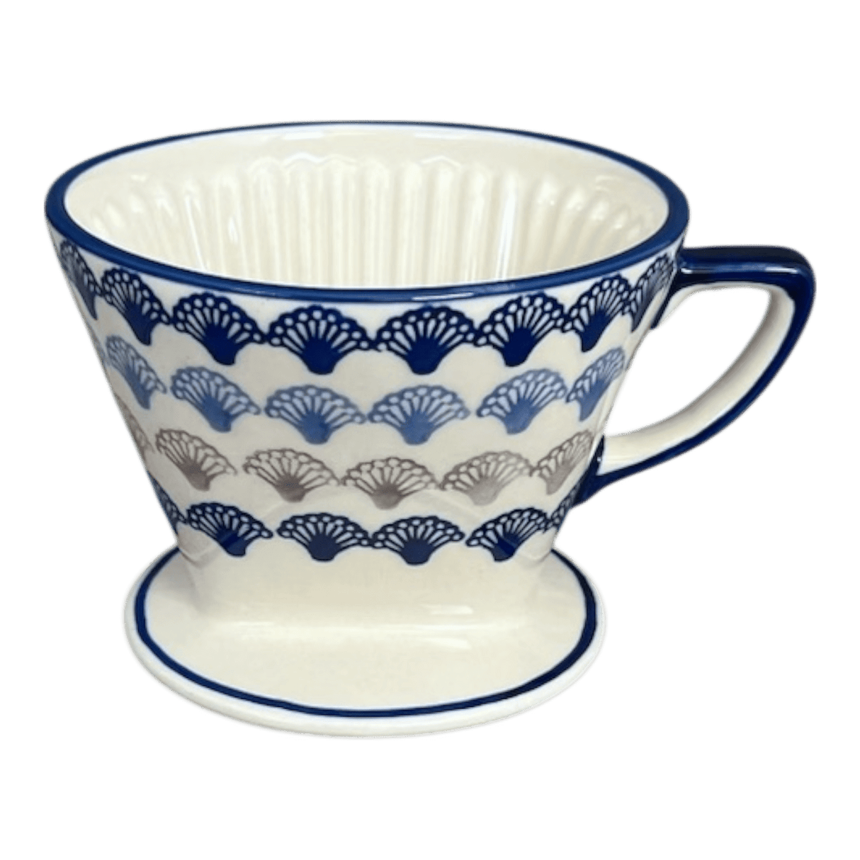 Pour Over, Coffee Dripper, 4.25" in "Fan-Tastic" by Manufaktura | F127T-GP18