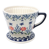 Pour Over, Coffee Dripper, 4.25" in "Butterfly Blossoms" by Manufaktura | F127T-MM02