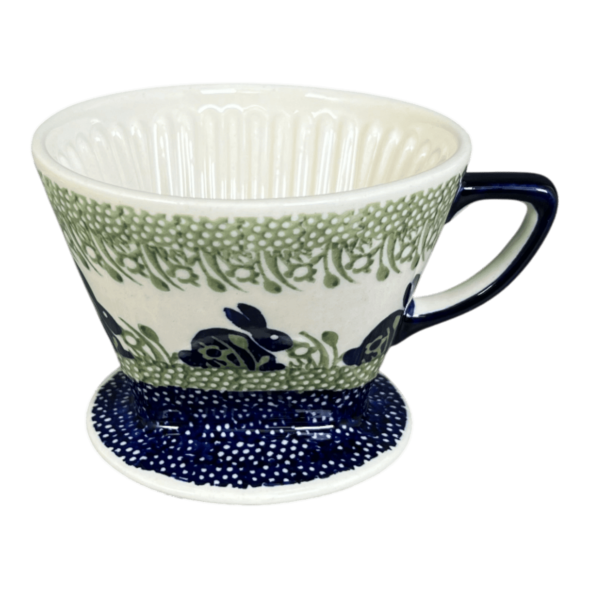 Pour Over, Coffee Dripper, 4.25" in "Bunny Love" by Manufaktura | F127T-P324