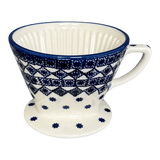 Pour Over, Coffee Dripper, 4.25" in "Mosaic Winter" by Manufaktura | F127T-PS17