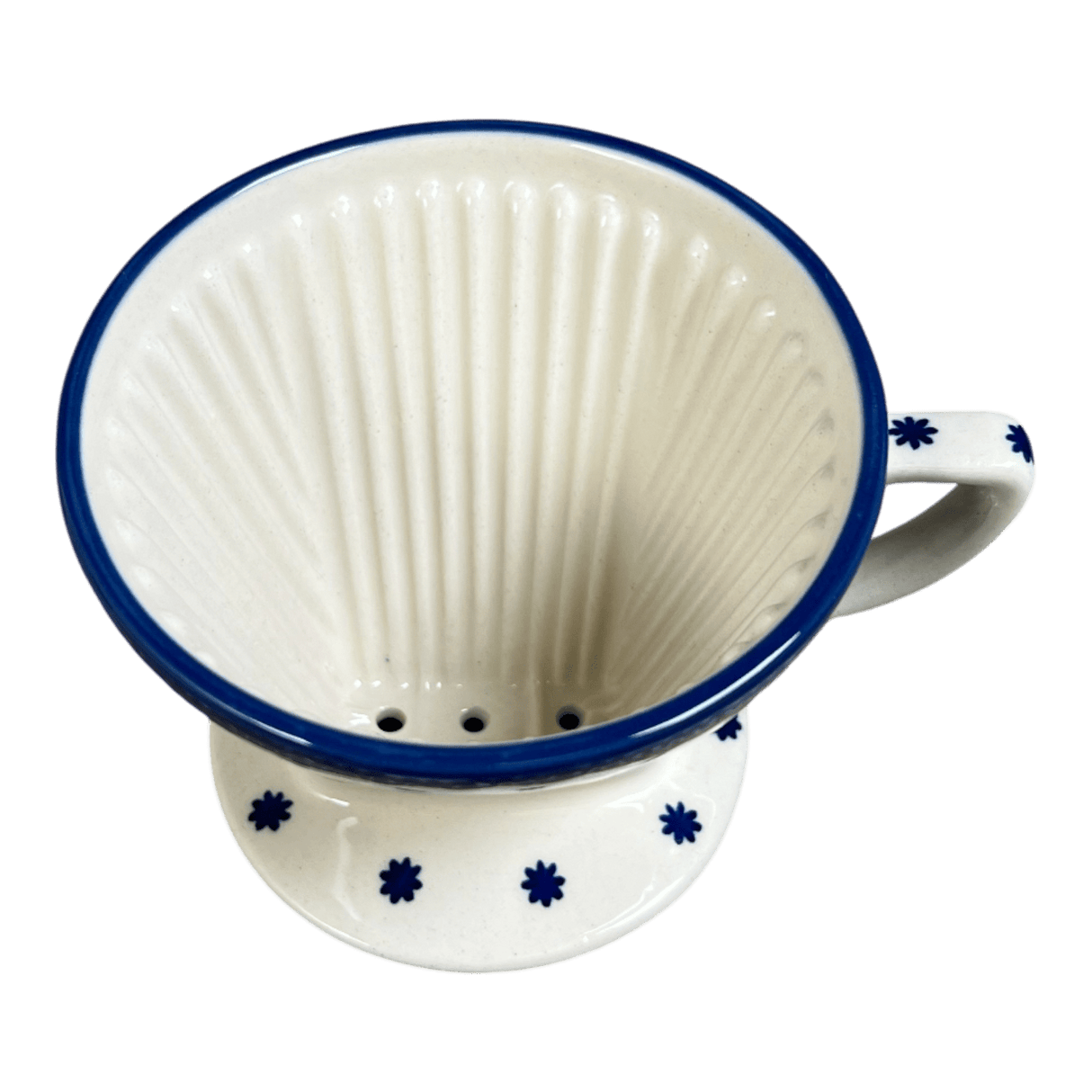 Pour Over, Coffee Dripper, 4.25" in "Mosaic Winter" by Manufaktura | F127T-PS17