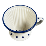 Pour Over, Coffee Dripper, 4.25" in "Mosaic Winter" by Manufaktura | F127T-PS17