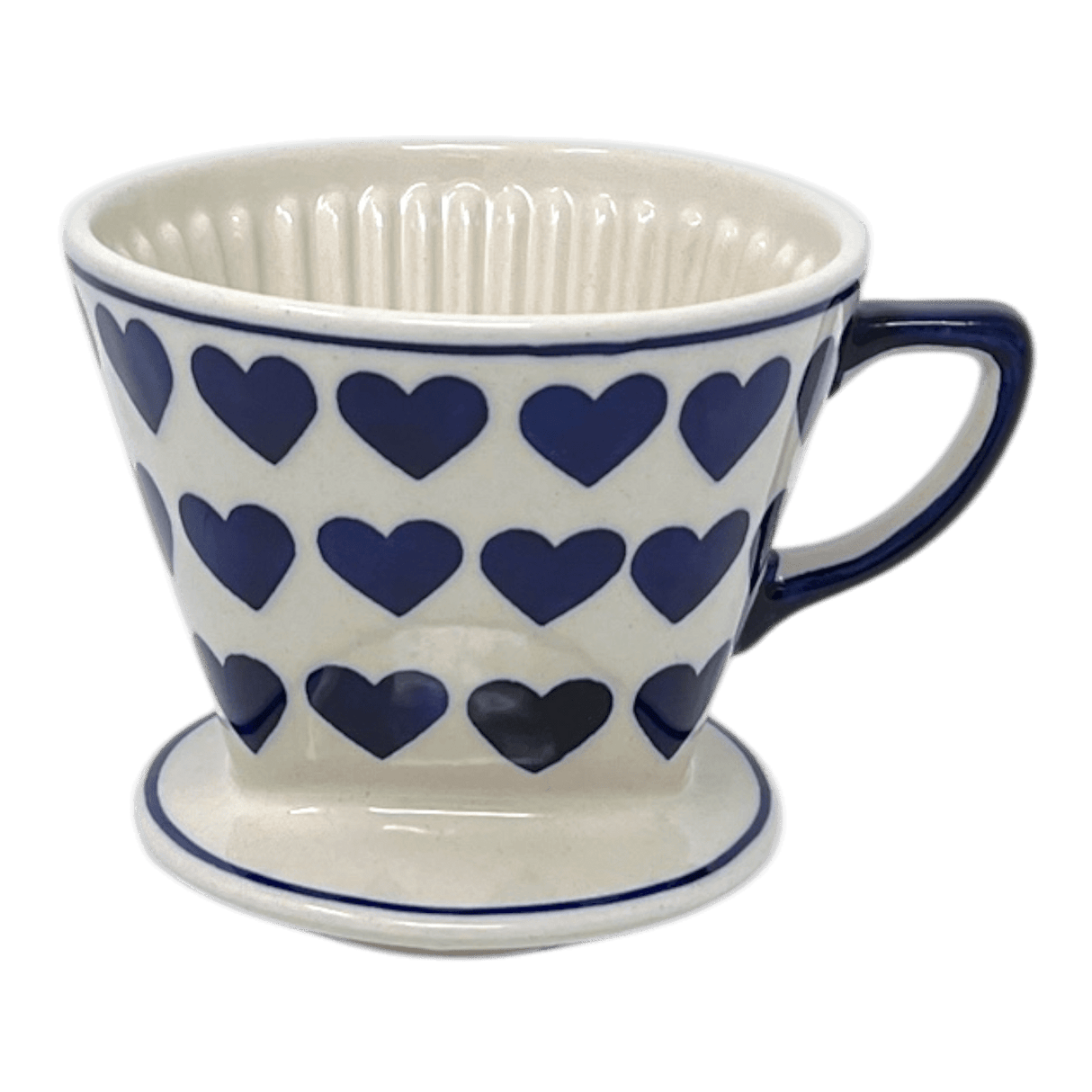 Pour Over, Coffee Dripper, 4.25" in "Whole Hearted" by Manufaktura | F127T-SEDU