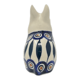 Figurine, Bunny, 4.25" in "Peacock" by Manufaktura | F140T-54