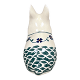 Figurine, Bunny, 4.25" in "Woven Pansies" by Manufaktura | F140T-RV