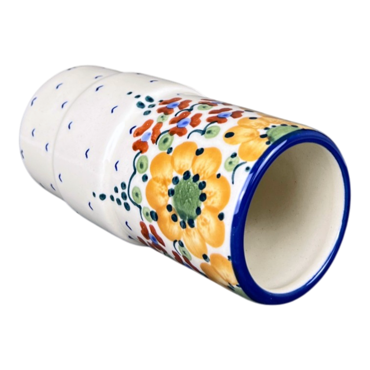 Vase, Slim, 5.5" in "Autumn Harvest" by Manufaktura | F141S-LB