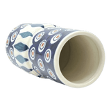 Vase, Slim, 5.5" in "Peacock" by Manufaktura | F141T-54