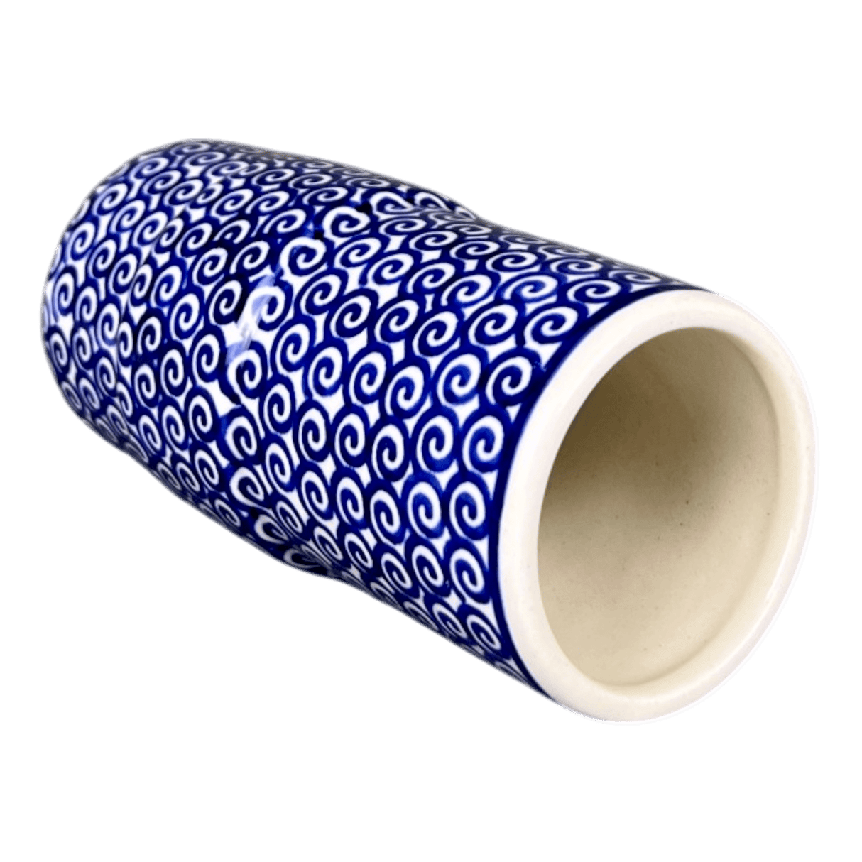 Vase, Slim, 5.5" in "Riptide" by Manufaktura | F141T-63