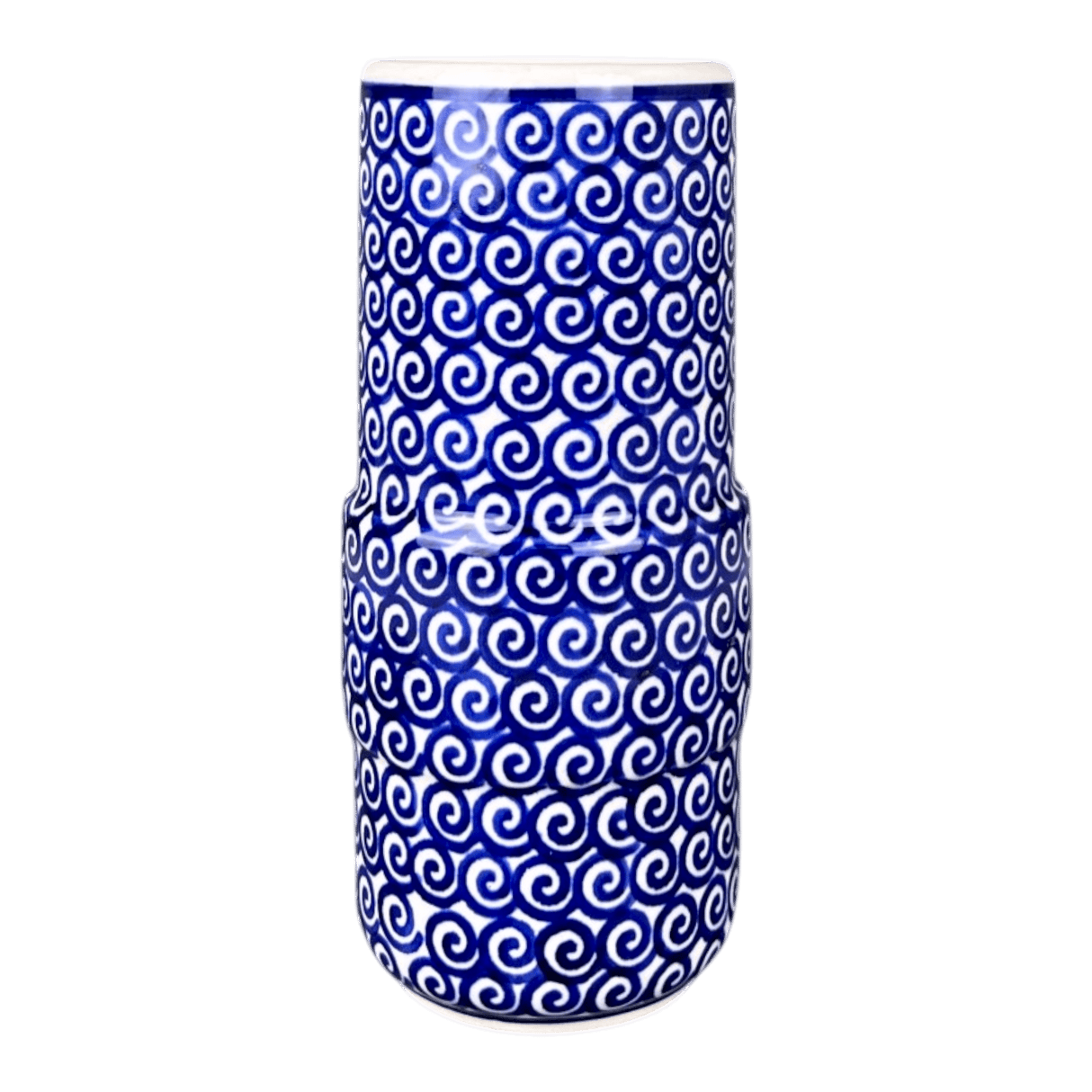 Vase, Slim, 5.5" in "Riptide" by Manufaktura | F141T-63