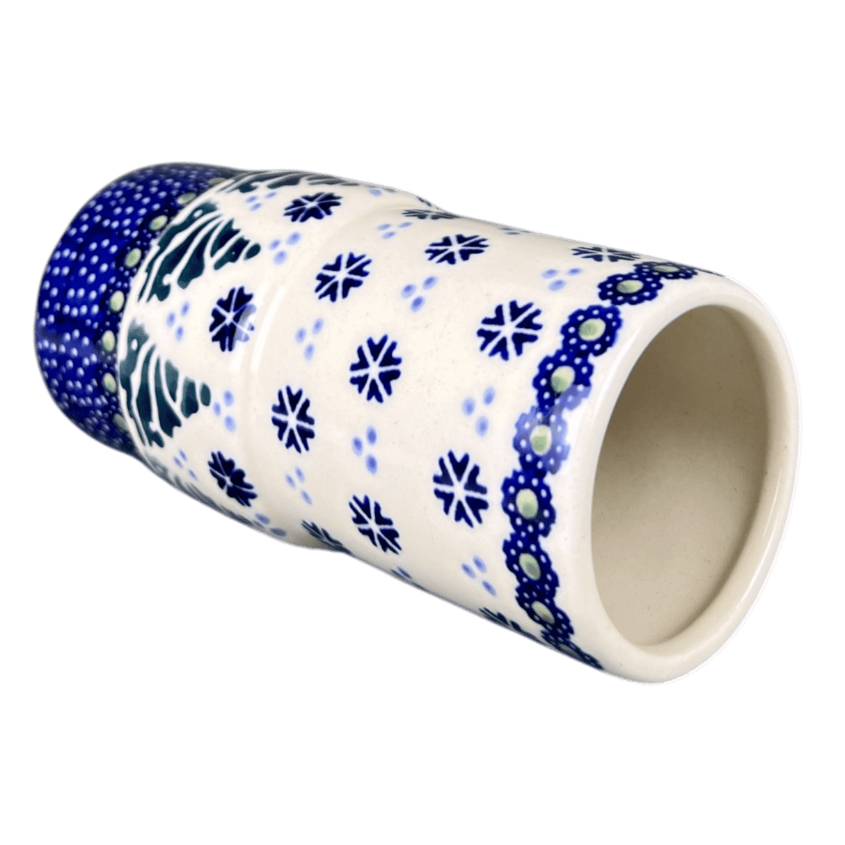 Vase, Slim, 5.5" in "Snowy Pines" by Manufaktura | F141T-U22