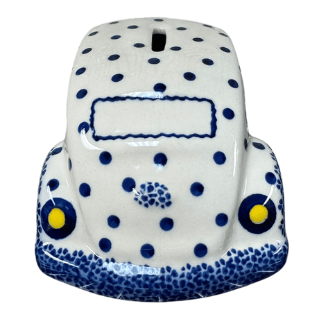 Bank, Beetle, 8.6" x 4.5" in "Dotted Blues" by Galia | GAD20-PG5