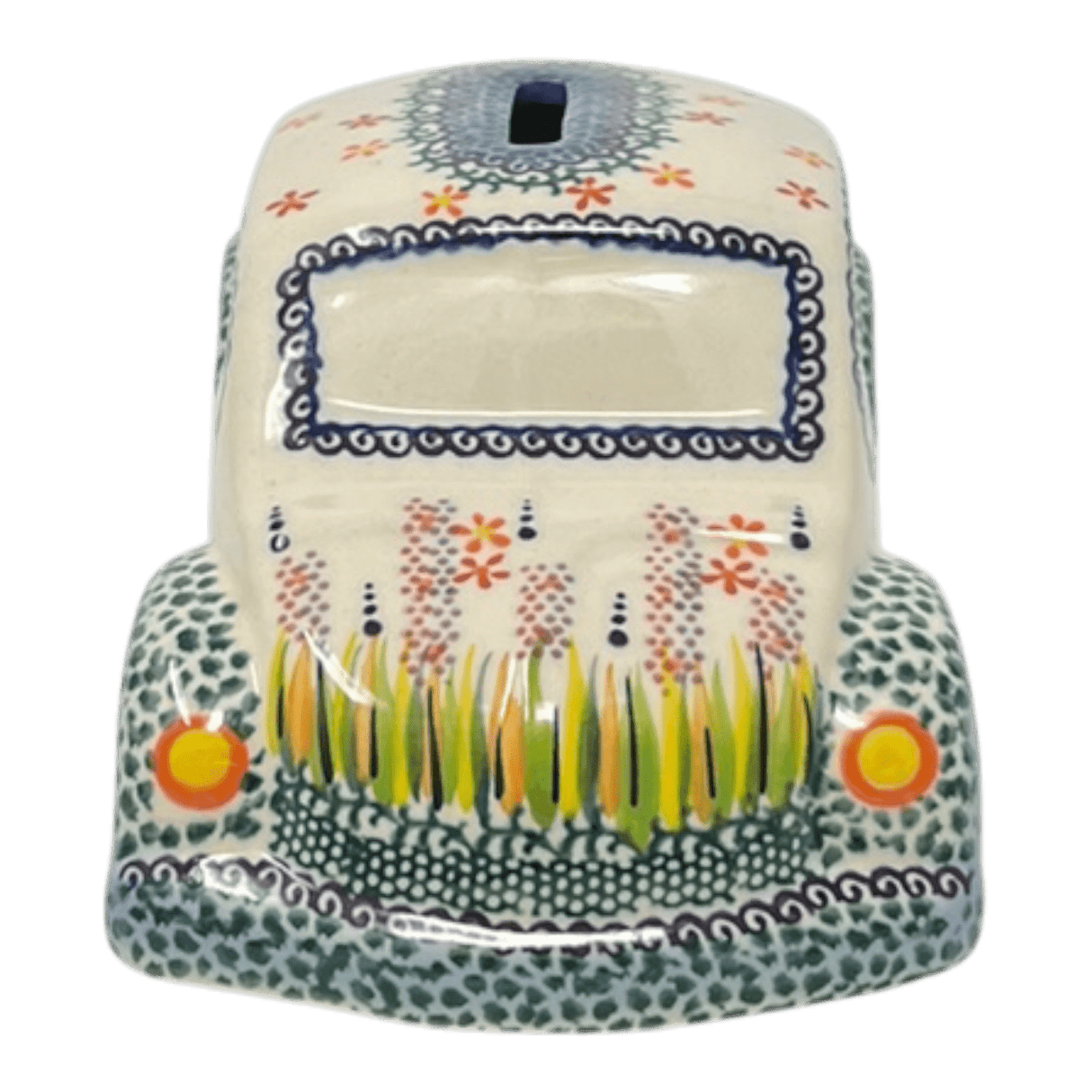 Bank, Beetle, 8.6" x 4.5" in "Morning Meadow" by Galia | GAD20-ULA