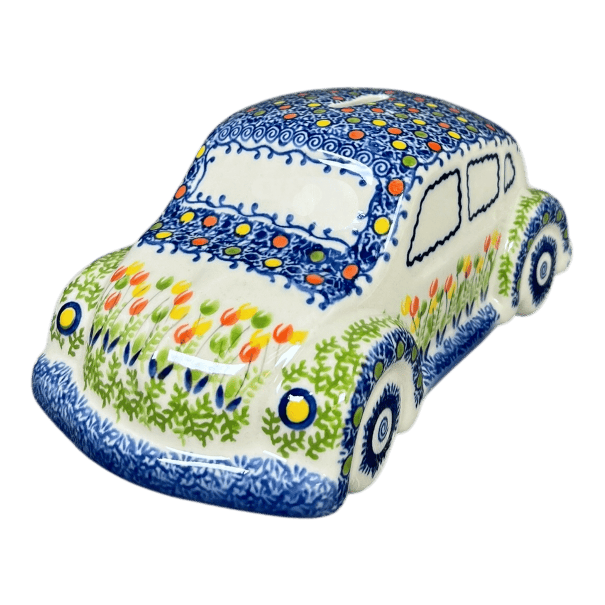 Bank, Beetle, 8.6" x 4.5" in "Triumph Tulips" by Galia | GAD20-UN3