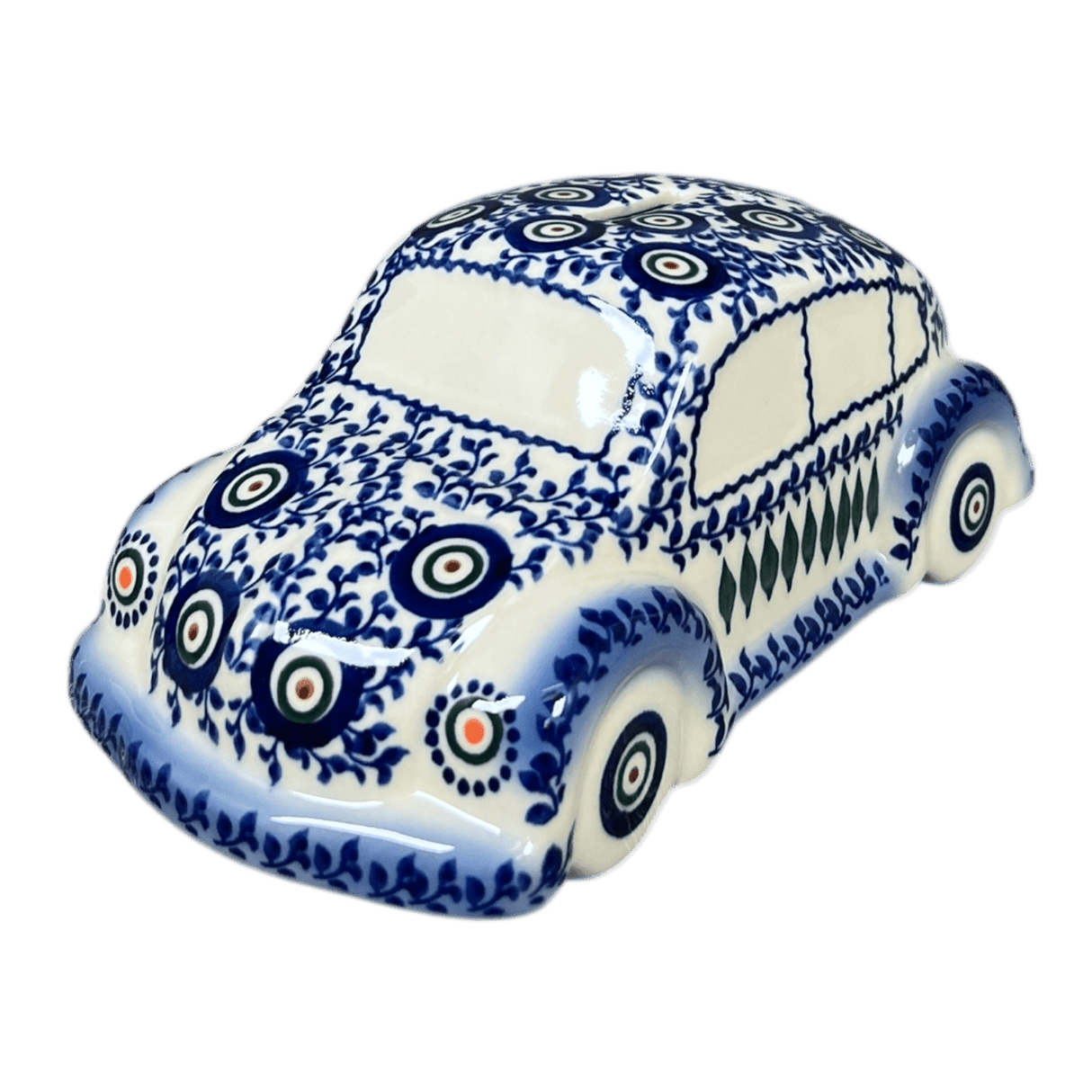 Bank, Beetle, 8.6" x 4.5" in "Peacock Vine" by Galia | GAD20-UPL