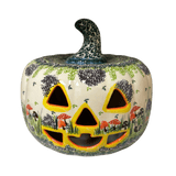 Luminary, Pumpkin, 8" in "Mushroom Meadow" by Galia | GAD28D-ULA3