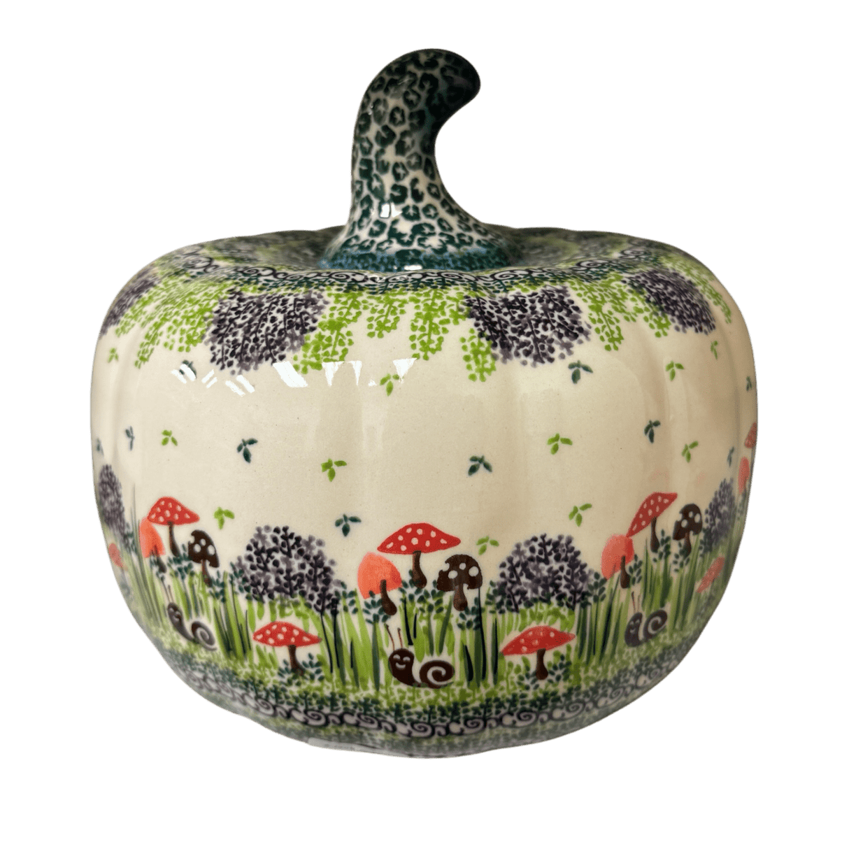 Luminary, Pumpkin, 8" in "Mushroom Meadow" by Galia | GAD28D-ULA3