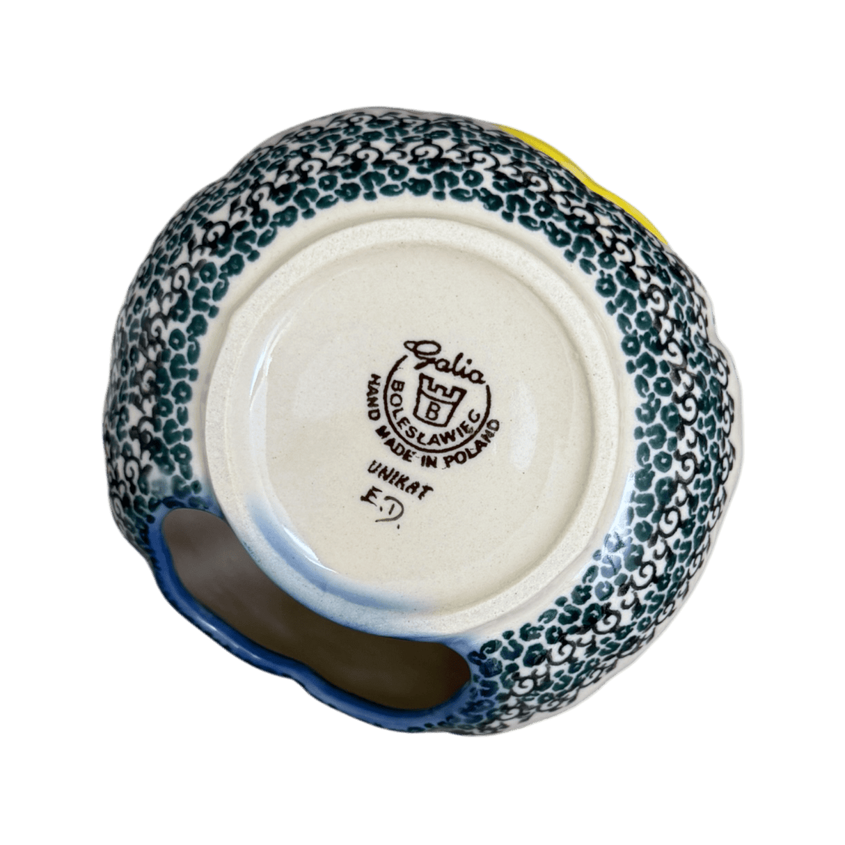 Luminary, Pumpkin, 5.75" in "Blue & Green Dream" by Galia | GAD33-UHP2