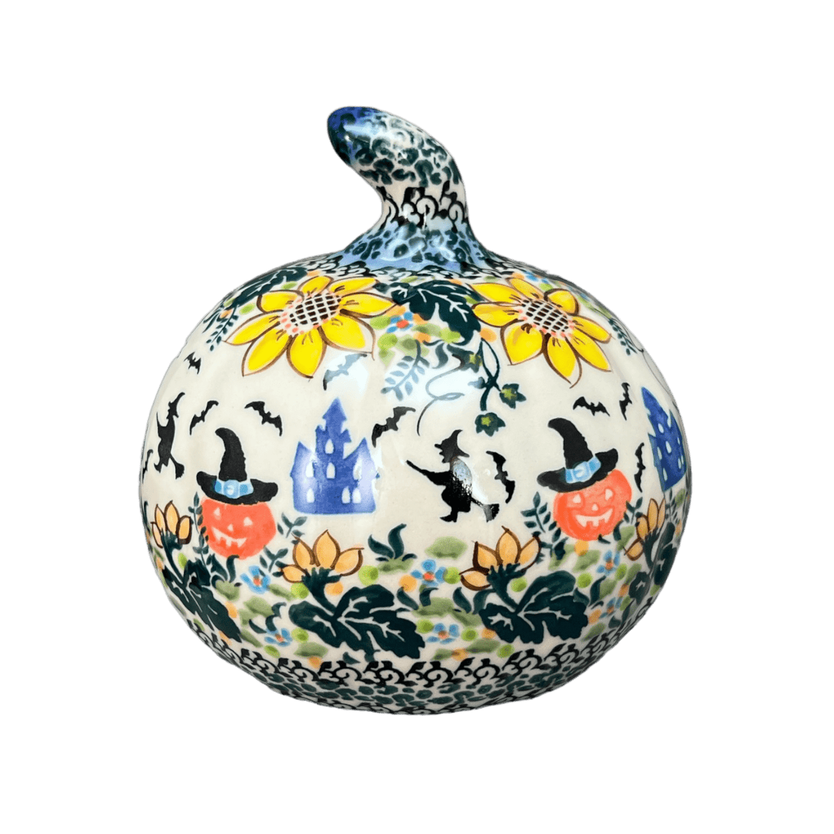 Decorative Pumpkin, 5.75" in "Trick or Treat" by Galia | GAD37-AH3