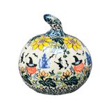 Decorative Pumpkin, 5.75" in "Trick or Treat" by Galia | GAD37-AH3