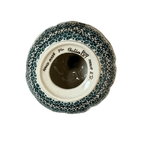 Decorative Pumpkin, 5.75" in "Blue & Green Dream" by Galia | GAD37-UHP2