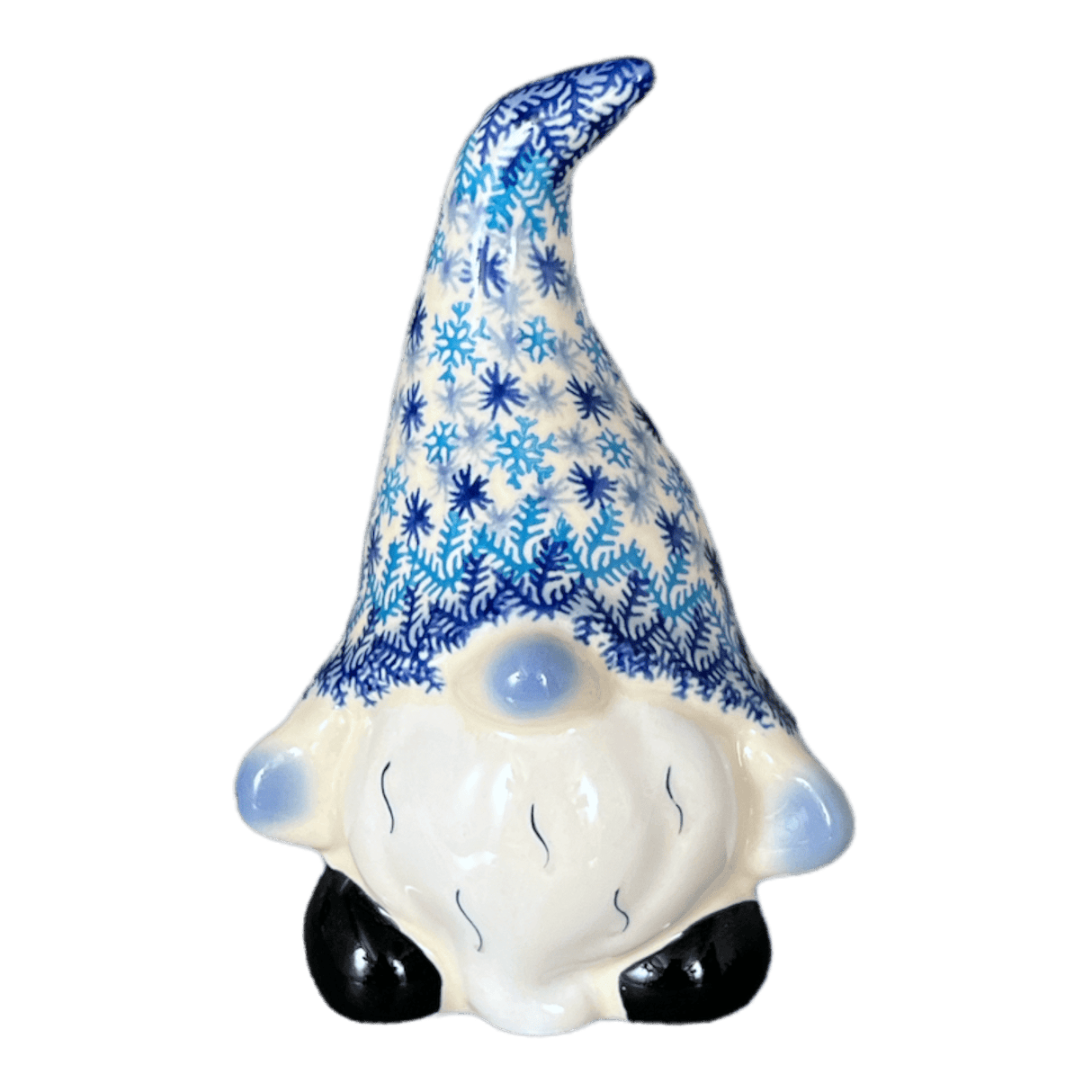 Figurine, Gnome, 6.5" Small in "Snow Flurry" by Galia | GAD38-PCH