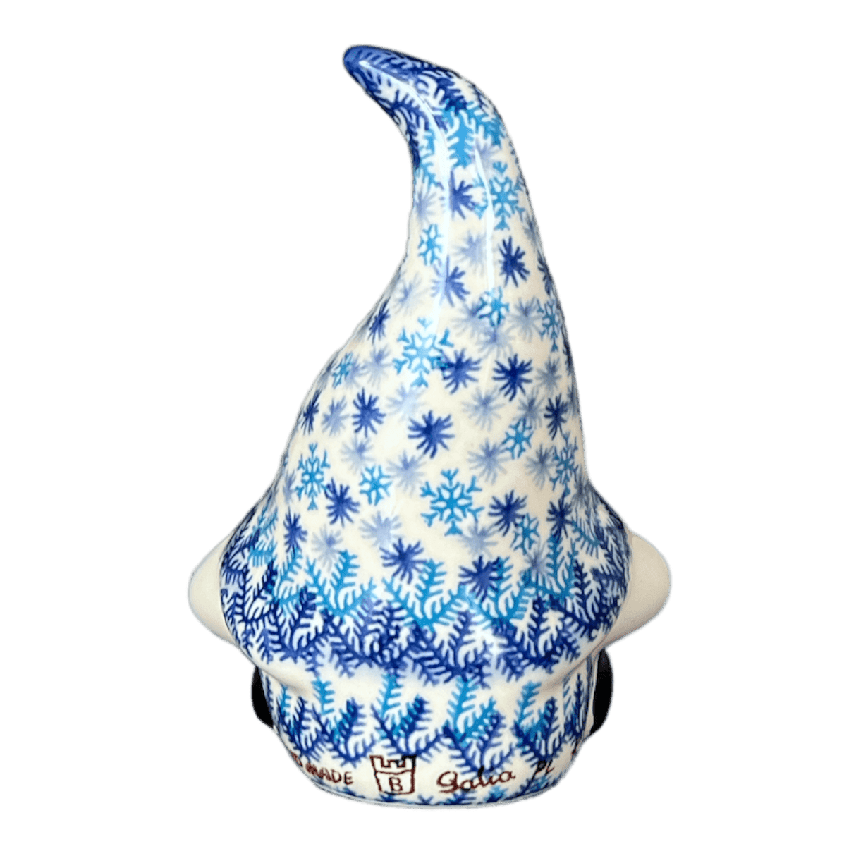 Figurine, Gnome, 6.5" Small in "Snow Flurry" by Galia | GAD38-PCH