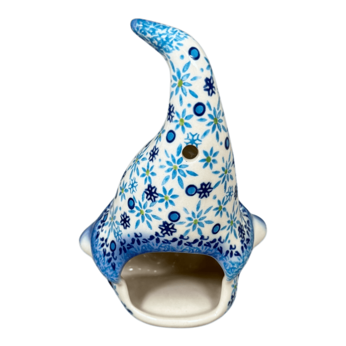 Luminary, Gnome, 6.5" Small in "Spring Snow" by Galia | GAD39-PCH1