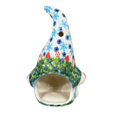 Luminary, Gnome, 6.5" Small in "Winter Wreath" by Galia | GAD39-PCH3