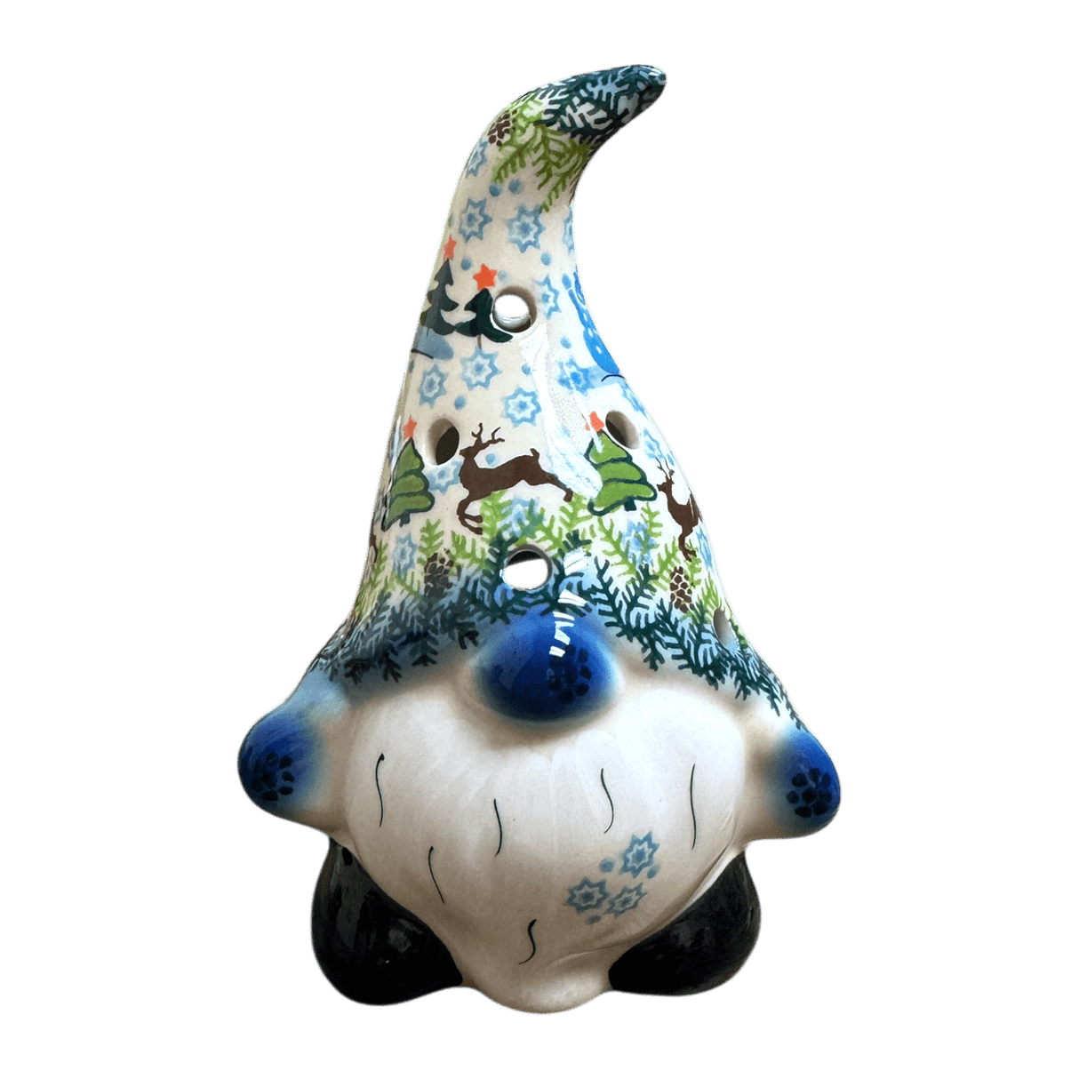 Luminary, Gnome, 6.5" Small in "Reindeer Dance" by Galia | GAD39-USB1