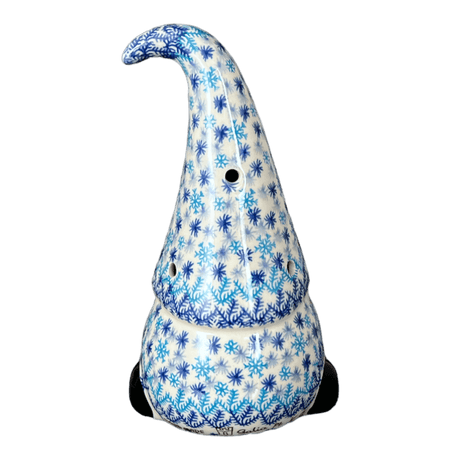 Luminary, Gnome, 8.5" Large in "Snow Flurry" by Galia | GAD41-PCH