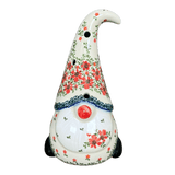 Luminary, Gnome, 8.5" Large in "Draping Red Florals" by Galia | GAD41-PW3