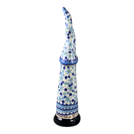Figurine, Skinny Gnome, 12.5" in "Spring Snow" by Galia | GAD42-PCH1