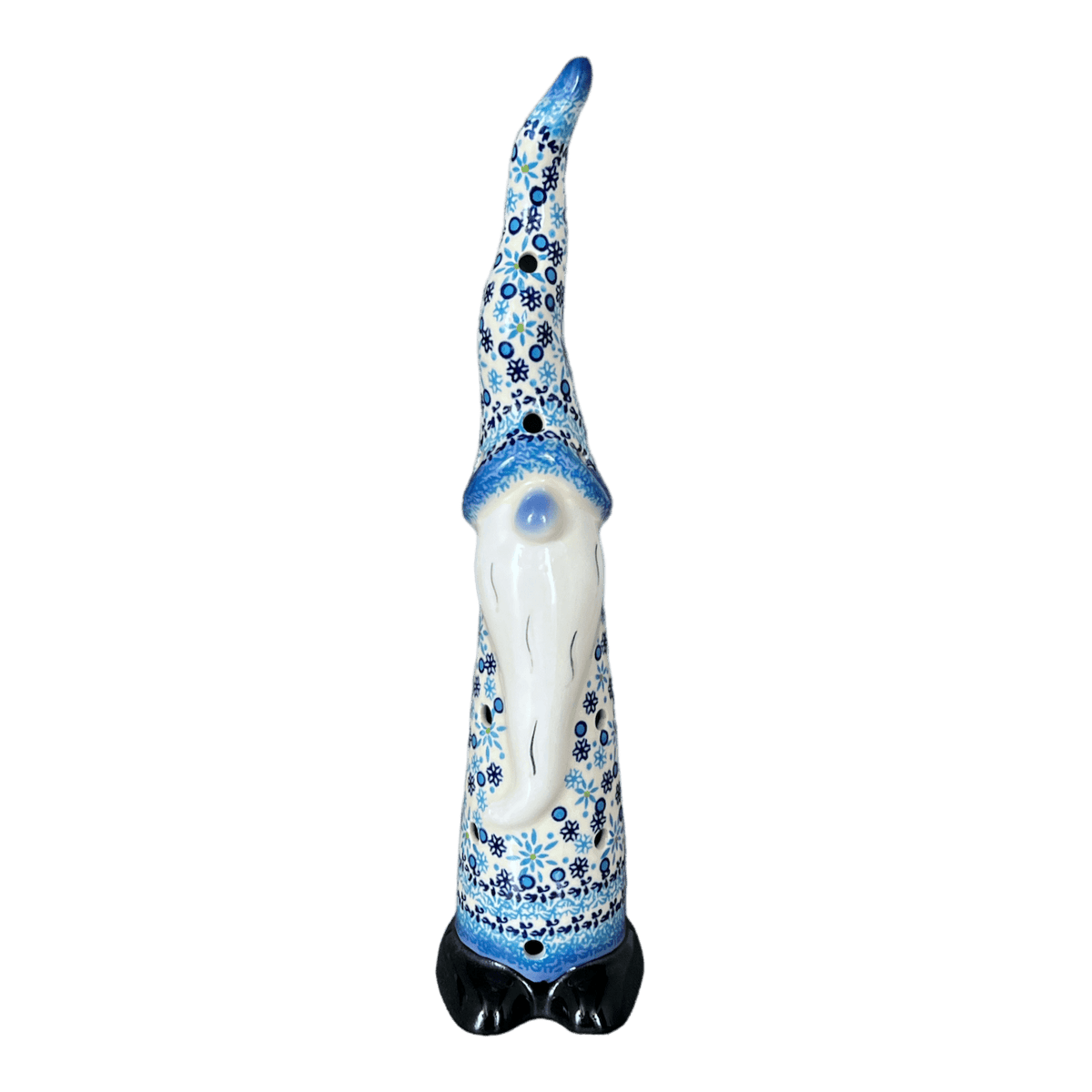 Luminary, Skinny Gnome, 12.5" in "Spring Snow" by Galia | GAD43-PCH1