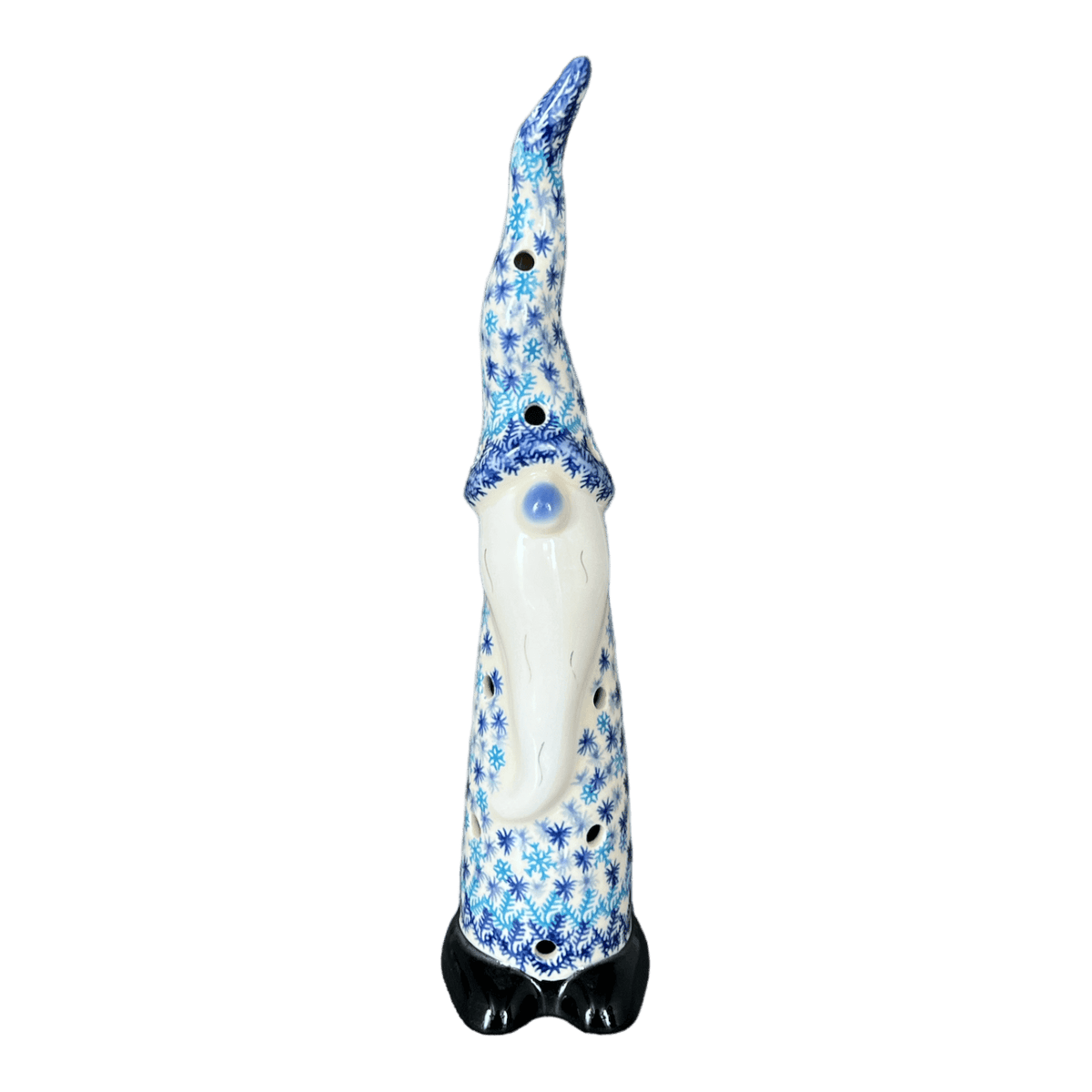 Luminary, Skinny Gnome, 12.5" in "Snow Flurry" by Galia | GAD43-PCH