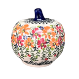 Decorative Pumpkin, 4" in "Red & Orange Dream" by Galia | GAD44-UHP