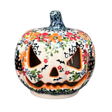 Luminary, Pumpkin, 4" in "Black Cat Crossing" by Galia | GAD44D-AH2