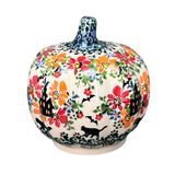 Luminary, Pumpkin, 4" in "Black Cat Crossing" by Galia | GAD44D-AH2