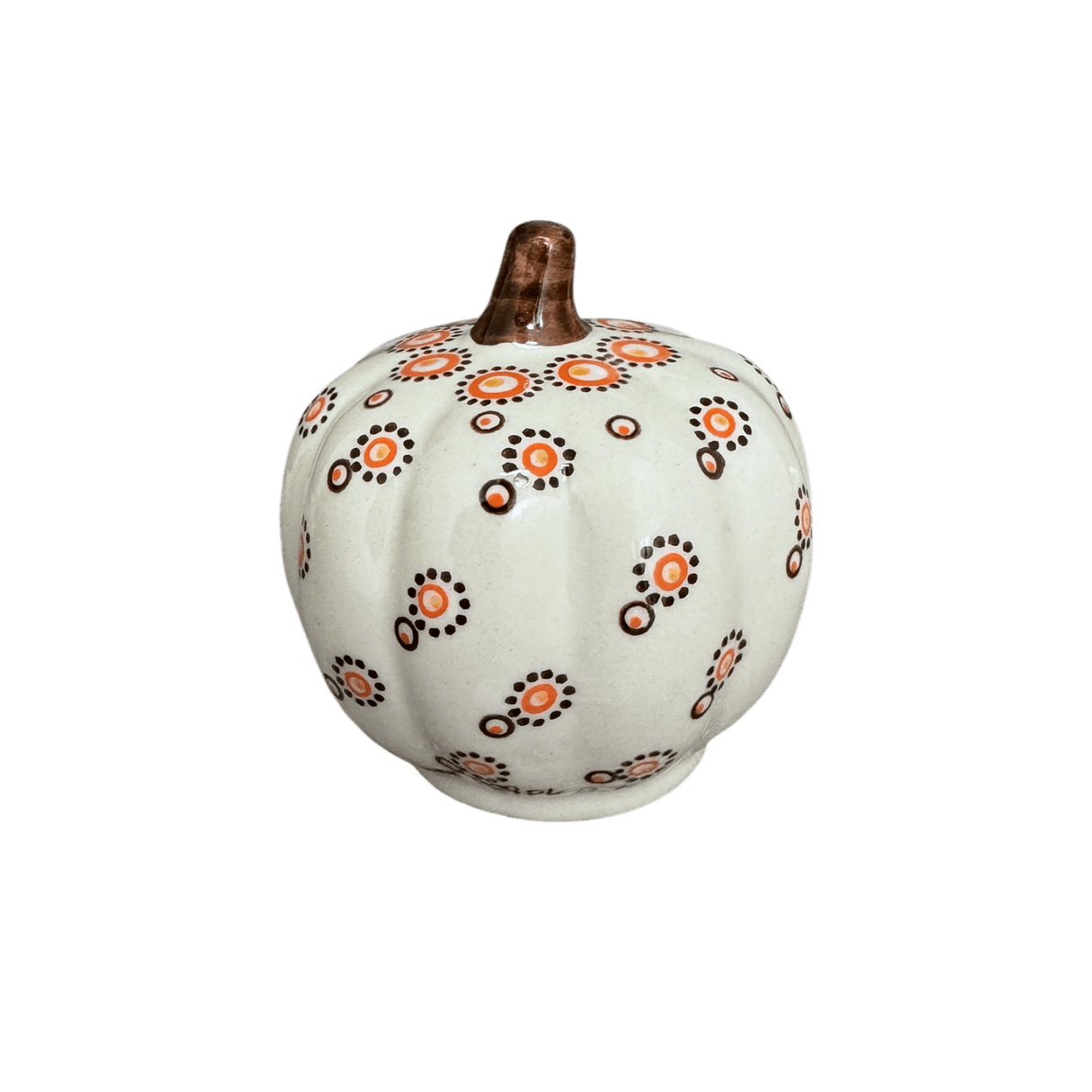 Luminary, Pumpkin, 4" in "Sunny Dots" by Galia | GAD44D-PK2