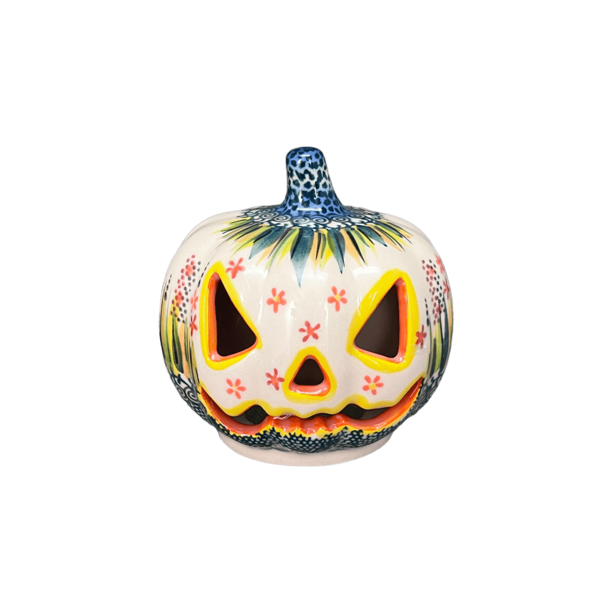Luminary, Pumpkin, 4" in "Morning Meadow" by Galia | GAD44D-ULA