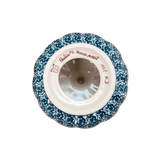 Luminary, Pumpkin, 4.5" in "Maroon Daisy" by Galia | GAD45D-AF