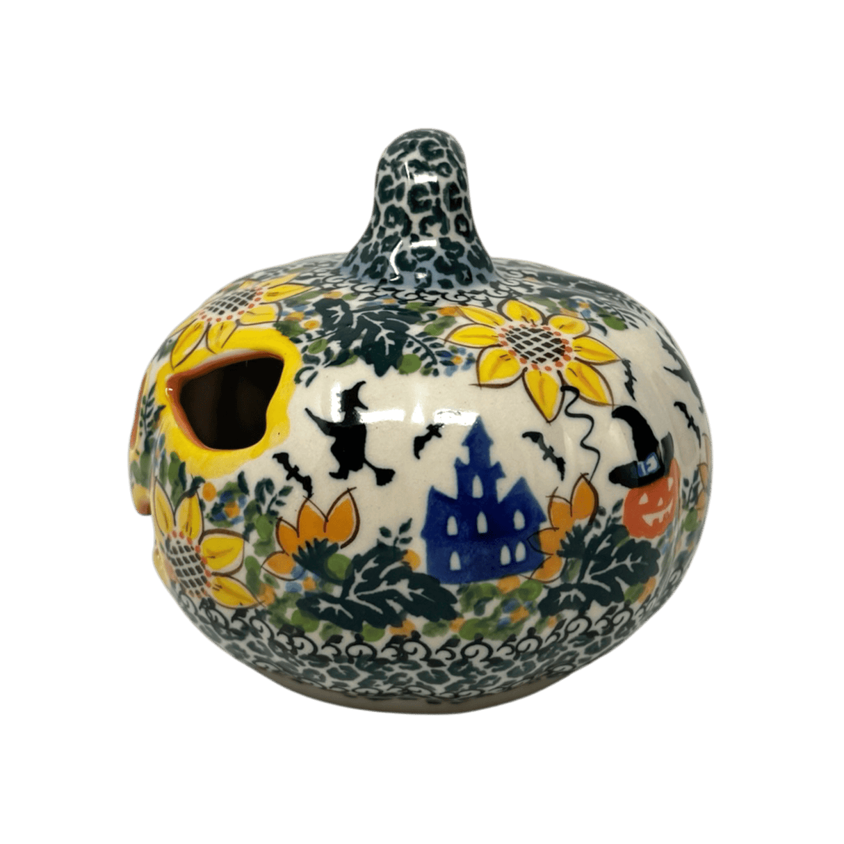 Luminary, Pumpkin, 4.5" in "Trick or Treat" by Galia | GAD45D-AH3