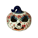 Luminary, Pumpkin, 4.5" in "Draping Red Florals" by Galia | GAD45D-PW3