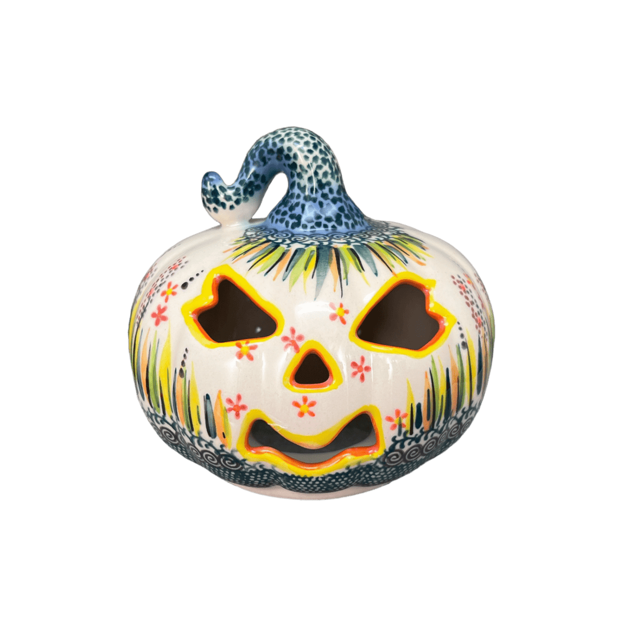 Luminary, Pumpkin, 4.5" in "Morning Meadow" by Galia | GAD45D-ULA