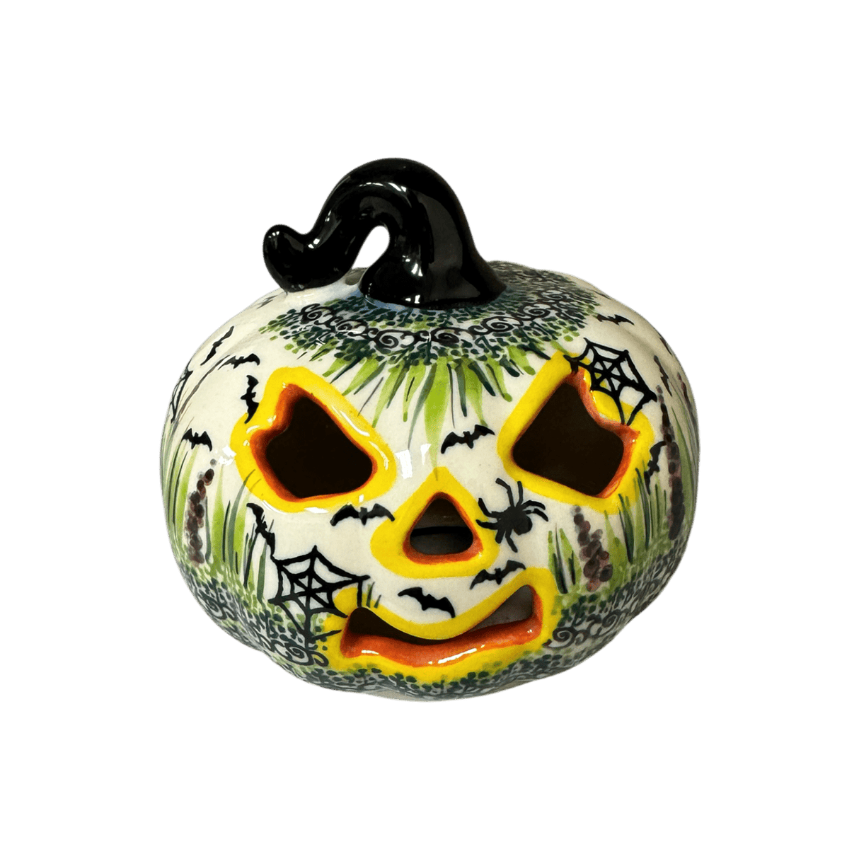 Luminary, Pumpkin, 4.5" in "Spooky Field" by Galia | GAD45D-ULA2