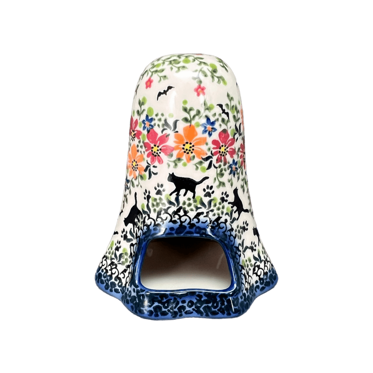 Luminary, Ghost, 5.25" in "Black Cat Crossing" by Galia | GAD46-AH2