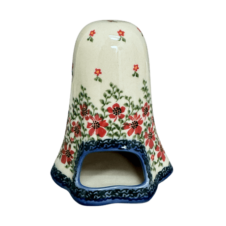 Luminary, Ghost, 5.25" in "Draping Red Florals" by Galia | GAD46-PW3