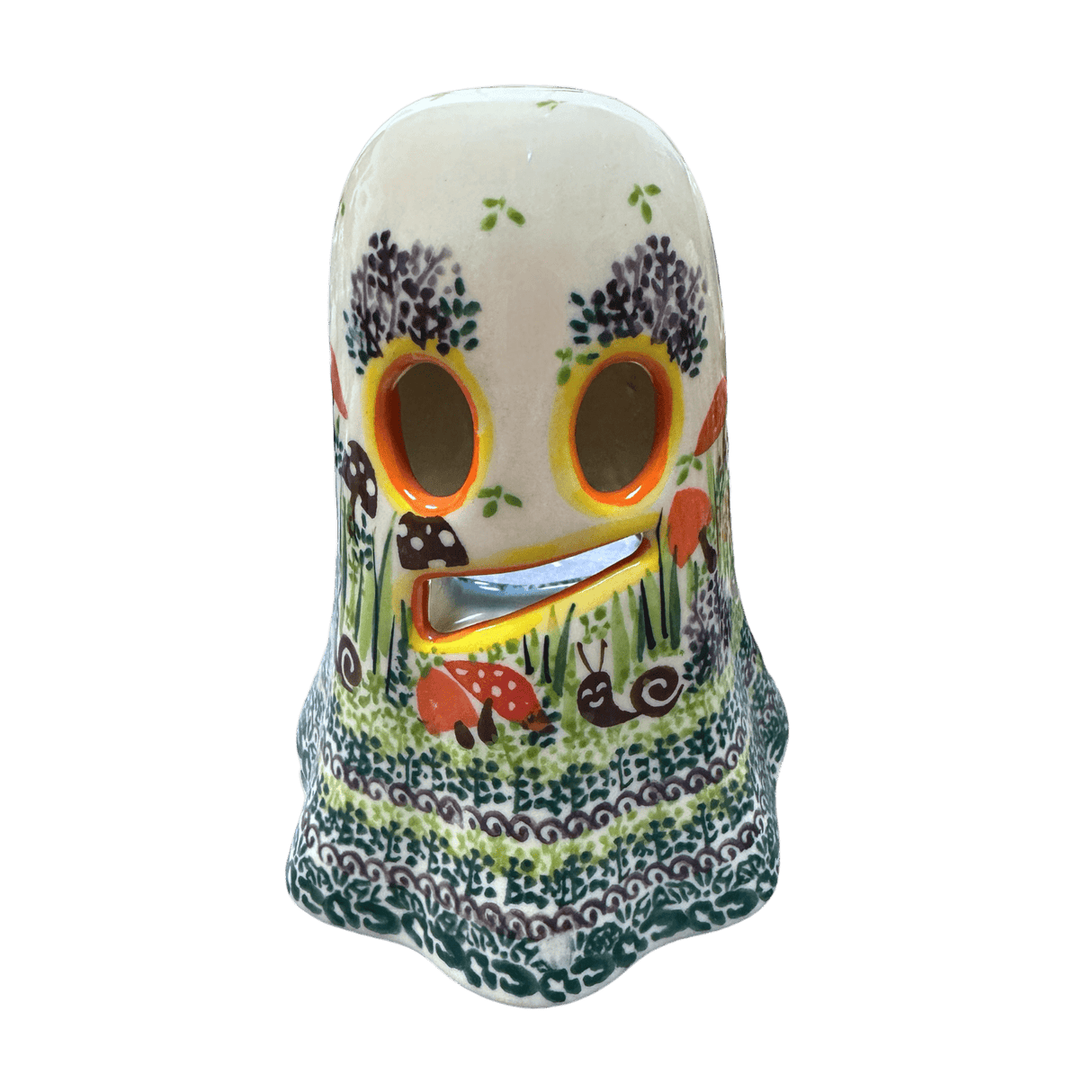 Luminary, Ghost, 5.25" in "Mushroom Meadow" by Galia | GAD46-ULA3