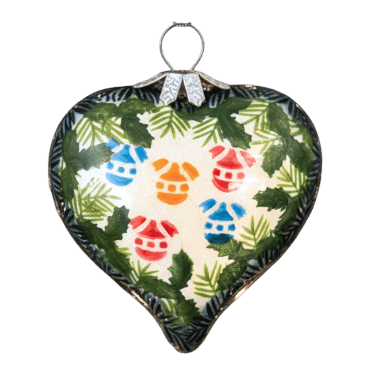 Ornament, Heart, 2.5" in "Colorful Baubles" by Galia | GB07-PB2