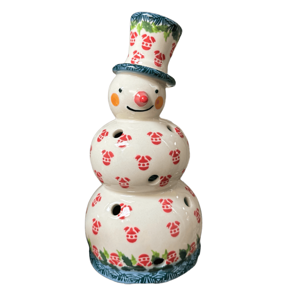 Luminary, Snowman, 7" in "Evergreen Baubles" by Galia | GBL01-PB1